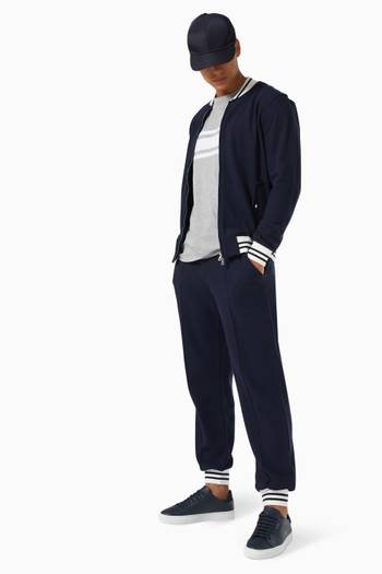 hover state of Stripe Jogger Pants in Cotton  