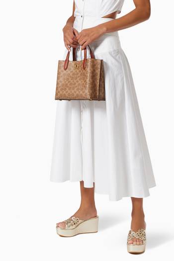 hover state of Willow 24 Tote Bag in Signature Canvas