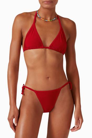 hover state of String Bikini Top in Lycra Blend