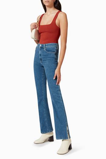 hover state of Stella Flared-leg Jeans in Denim