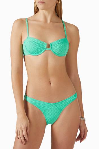 hover state of Sienna Bikini Briefs in Ribbed Knit