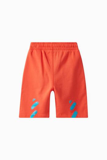 hover state of Balloons and Arrows Logo Sweat Shorts in Cotton