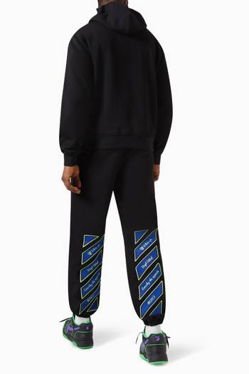 hover state of Vars Patch Slim-fit Sweatpants in Cotton