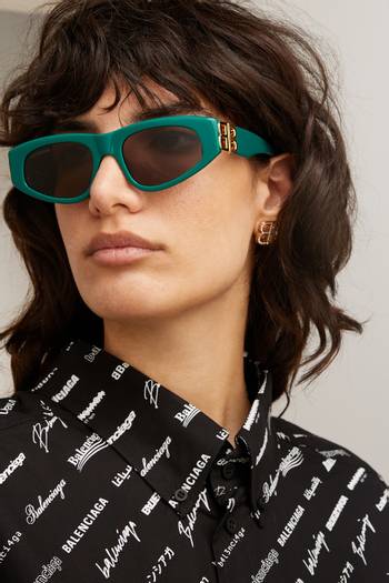 hover state of BB Cat-eye Frame Sunglasses in Acetate