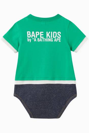 hover state of Baby Milo Logo-print Bodysuit in Cotton