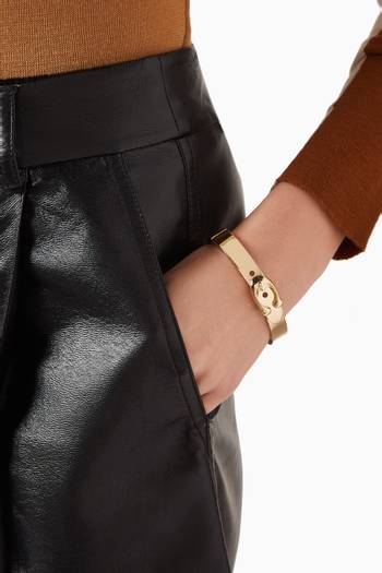 hover state of Signature C Buckle Bangle in Metal