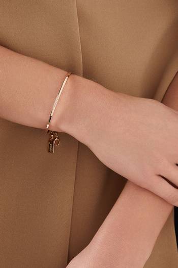 hover state of Signature Slider Bangle in Metal