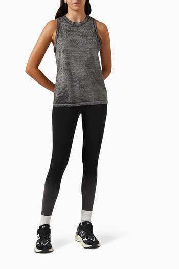 hover state of Ricki Burnout Tank Top in Cotton-blend Jersey