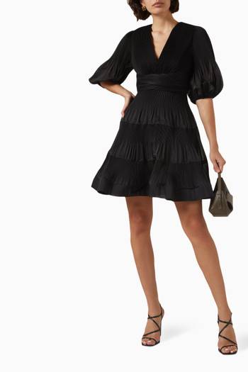hover state of Pleated Mini Dress