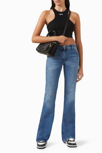 hover state of Slim-fit Flared Jeans