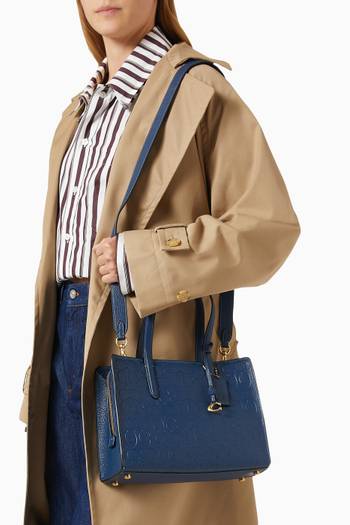 hover state of Carter 28 Carryall Bag in Signature Leather