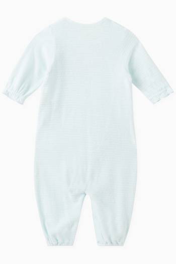 hover state of Two-way Logo Coverall in Cotton