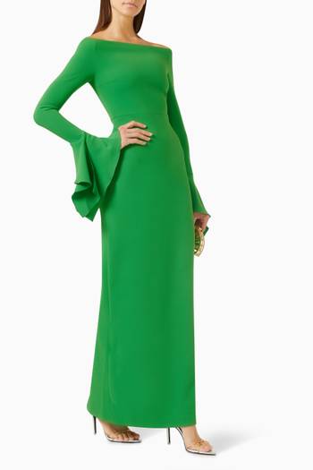 hover state of Amalie Maxi Dress in Crepe