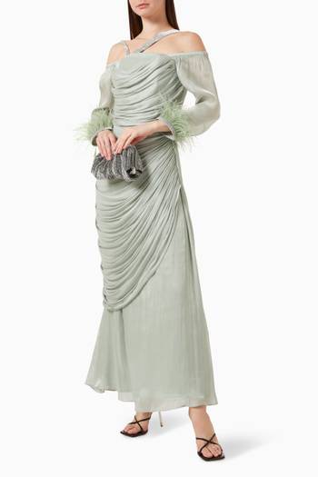 hover state of Off-shoulder Gown