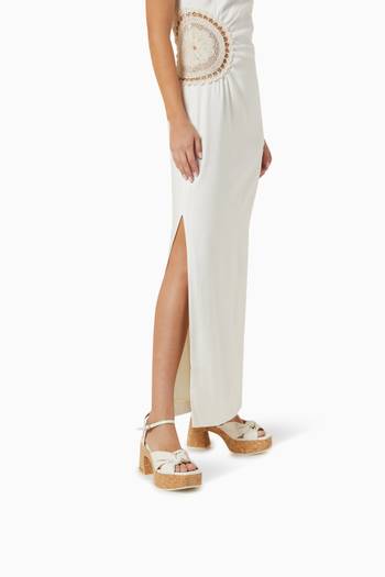 hover state of Heloise 95 Wedge Sandals in Nappa