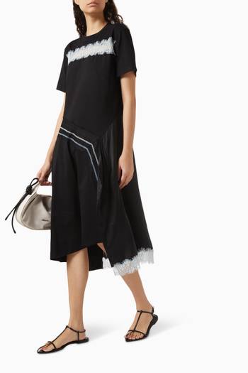 hover state of Deconstructed T-Shirt Dress in Cotton