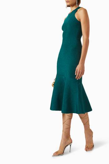 hover state of Sleeveless Dress in Lurex-knit