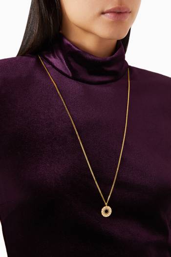 hover state of Don't Stop Necklace in 24kt Gold-plated Sterling Silver