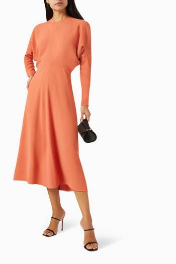 hover state of Dolman Midi Dress in Cady