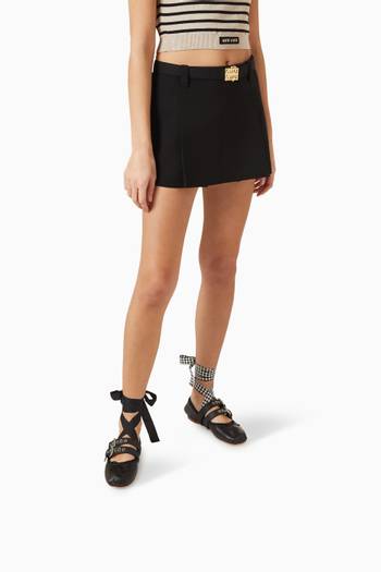 hover state of Double-strap Ballet Flats in Nappa