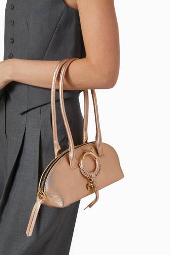 hover state of Joan Shoulder Bag in Leather