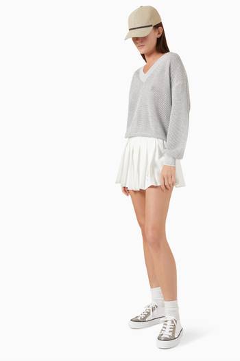 hover state of V-neck Sweater in Knit