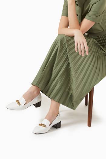 hover state of Jessa Heeled 45 Loafer in Leather