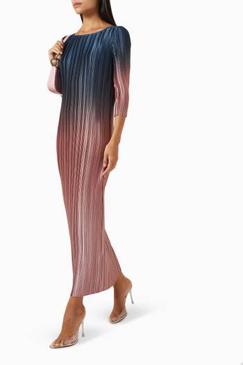 hover state of Ombre Print Maxi Dress