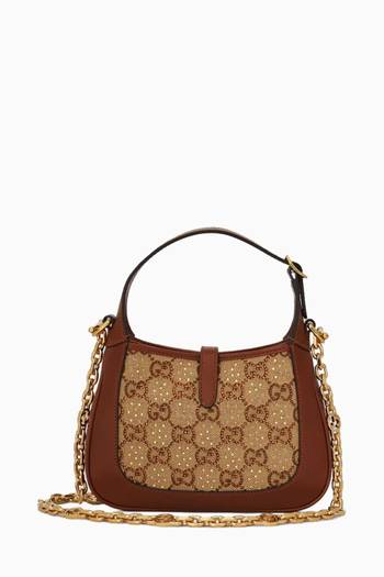 hover state of Mini Jackie 1961 Shoulder Bag in GG Canvas