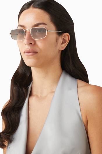 hover state of Metagalactic Rectangle Sunglasses