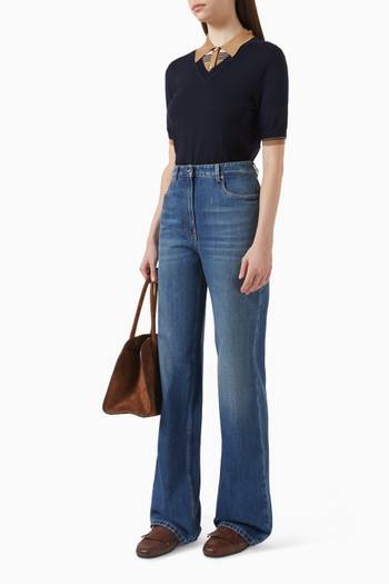 hover state of Five-pocket Jeans in Denim