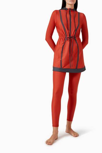 hover state of Taali Swim Dress in Stretch-nylon
