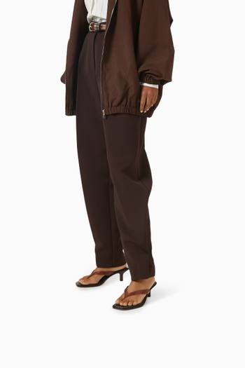 hover state of Dollie 55 Thong Sandals in Leather