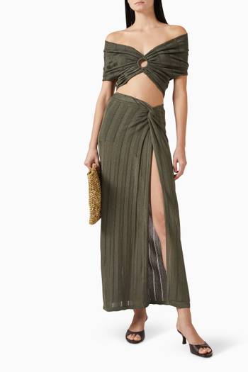 hover state of Vis Maxi Skirt