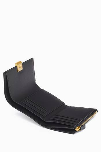 hover state of Small Aren Trifold Wallet in Visetos Canvas