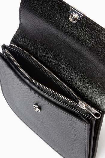 hover state of Soft Tab Wallet in Leather