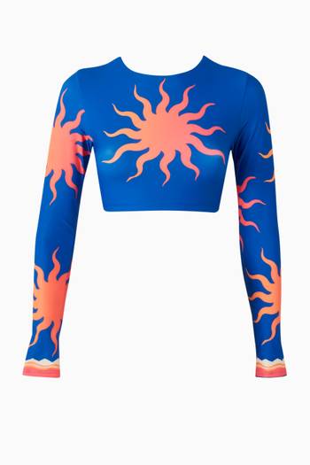 Spectacle Crop Bikini Top