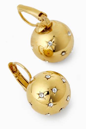 hover state of Comete Earrings in Gold-plated Metal