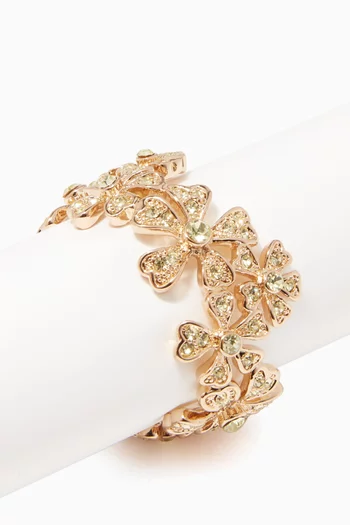 Gold Garland Napkin Jewels, Set of Four 