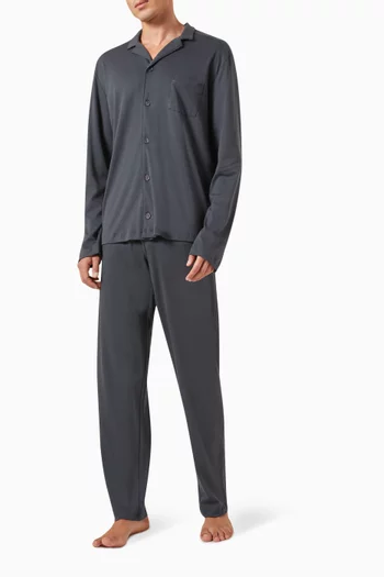 Night & Day Pyjama Set in Interlock Cotton