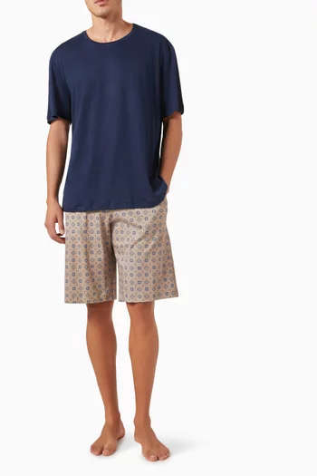Night & Day Pyjama Set in Interlock Cotton