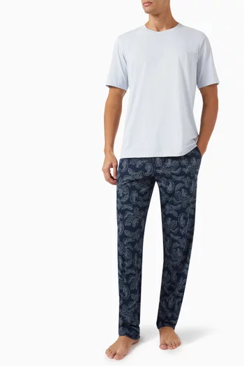 Night & Day Lounge Pants in Interlock Cotton Knit