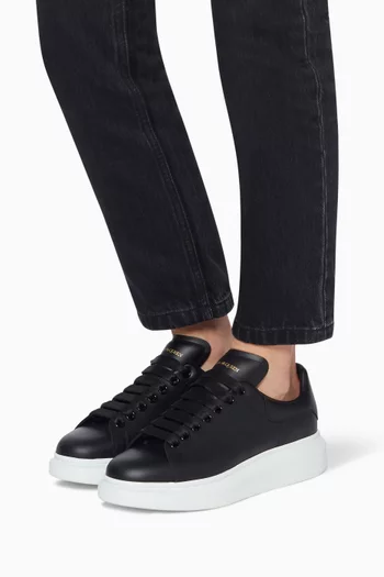 Oversized Leather Sneakers        