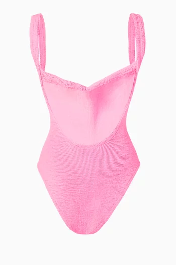 Square Neck One-Piece Swimsuit  