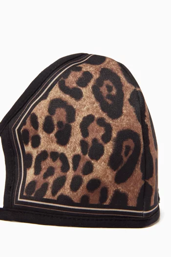 Leopard Face Mask in Neoprene    