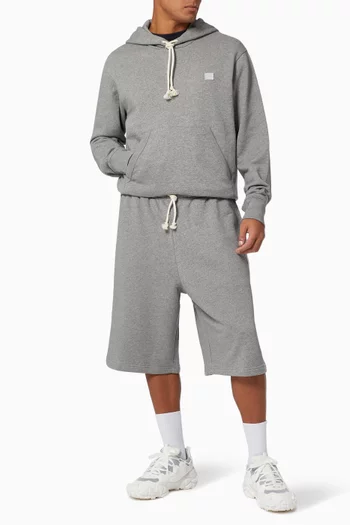 Ferris Face Hooded Sweatshirt in Organic Cotton Fleece    