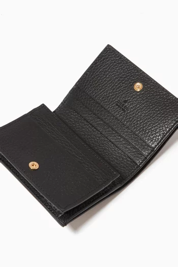 GG Marmont Card Case Wallet in Leather & GG Supreme Canvas     