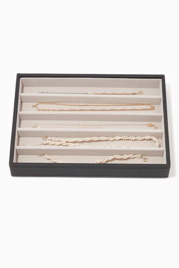 Classic Jewellery Box Necklace Layer in Vegan Leather     