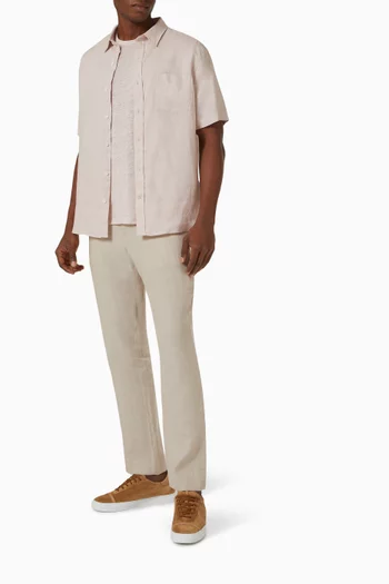 Short Sleeve Shirt in Linen   