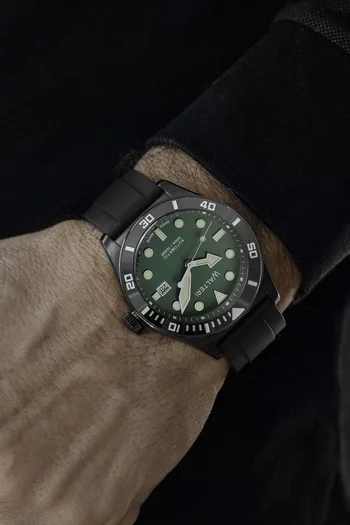 ساعة أوشنر 500 أوتوماتيكية بلون أخضر بإصدار محدود، 44 مم